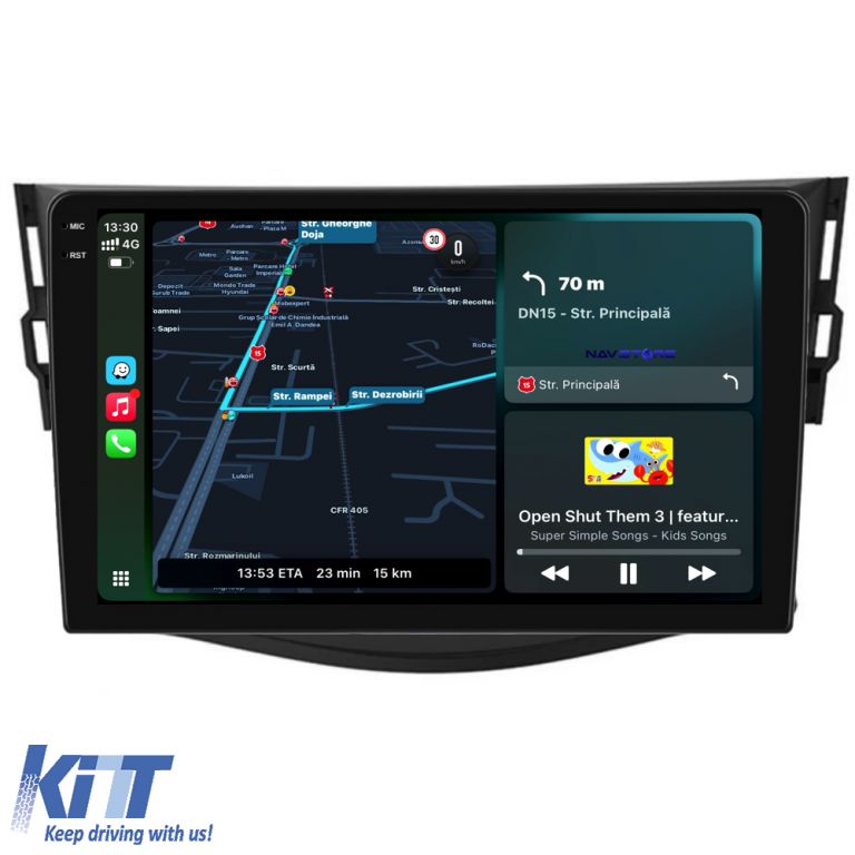 Navigatie Dedicata Toyota Rav 4 (2006-2013), 9Inch, 8Gb Ram, 256Gb Stocare, Carplay Performance AutoTuning