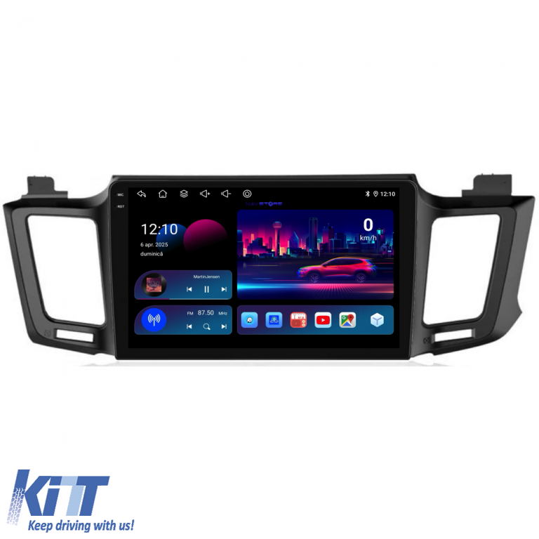 Navigatie Dedicata Toyota Rav 4 (2012-2018), 10 Inch, 4Gb Ram, 64Gb Stocare, Carplay Performance AutoTuning