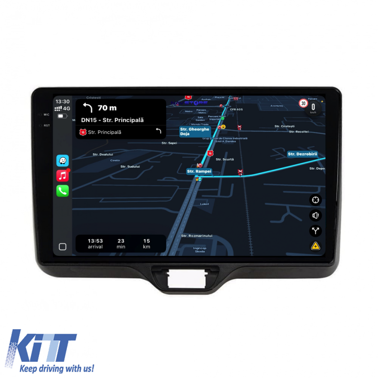 Navigatie Dedicata Toyota Yaris P21 (2020-2025), 10 Inch, 4Gb Ram, 64Gb Stocare, Carplay Performance AutoTuning