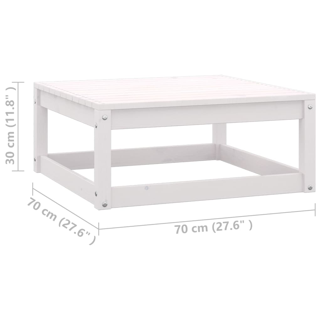 Set mobilier de grădină cu perne, 8 piese, lemn masiv pin GartenMobel Dekor