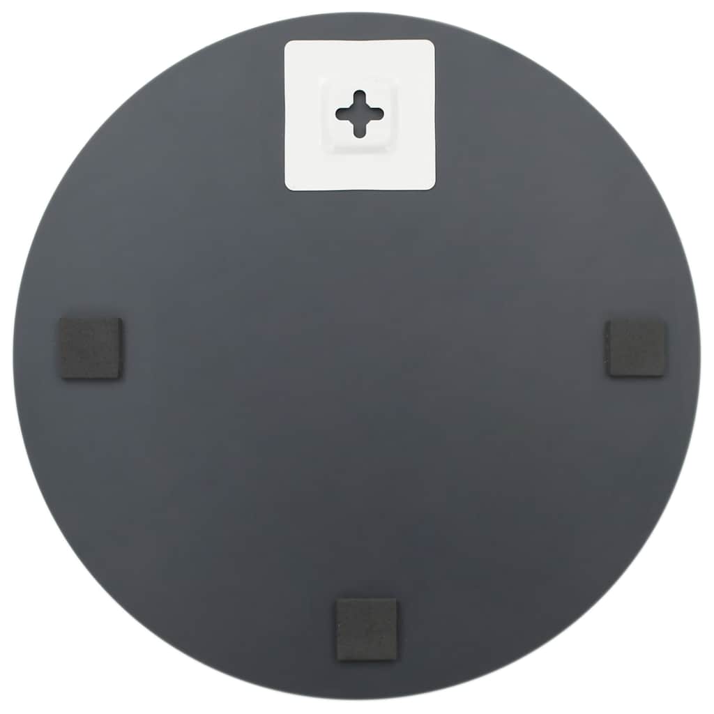 Oglindă de perete cu lumini LED, fără ramă, sticlă, rotundă GartenMobel Dekor