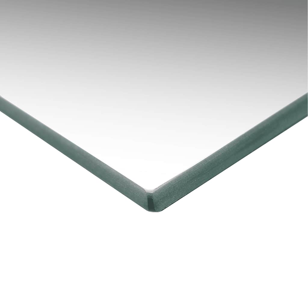 Oglindă de perete cu lumini LED, sticlă, pătrată GartenMobel Dekor