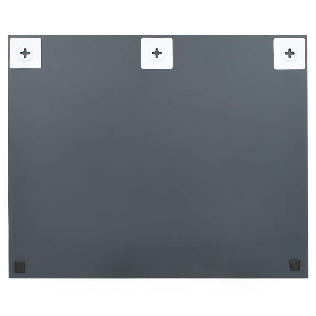 Oglindă de perete lumini LED fără ramă sticlă dreptunghiulară GartenMobel Dekor