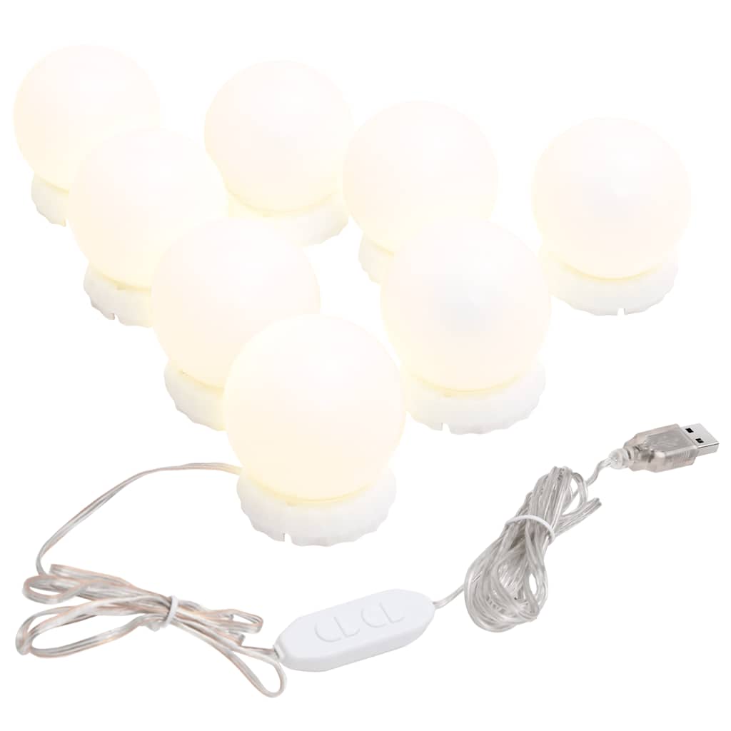 Oglindă de perete lumini LED fără ramă sticlă dreptunghiulară GartenMobel Dekor