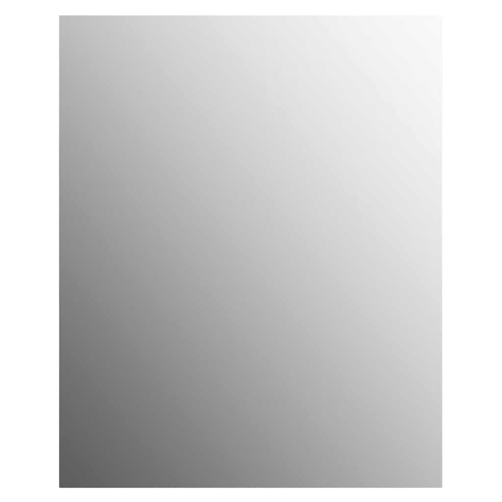 Oglindă de perete lumini LED fără ramă sticlă dreptunghiulară GartenMobel Dekor