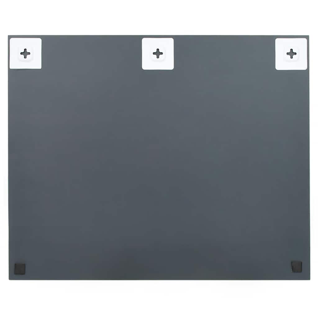 Oglindă de perete lumini LED fără ramă sticlă dreptunghiulară GartenMobel Dekor
