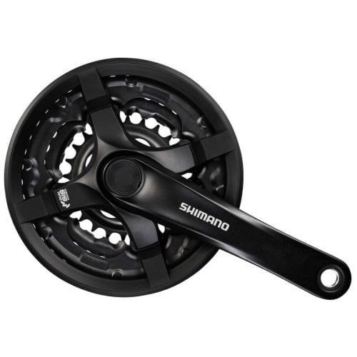 Angrenaj Shimano AFCTY501C244CLB, 24/34/42T, brate 170 mm, inel negru Ultimate FactoryBikes