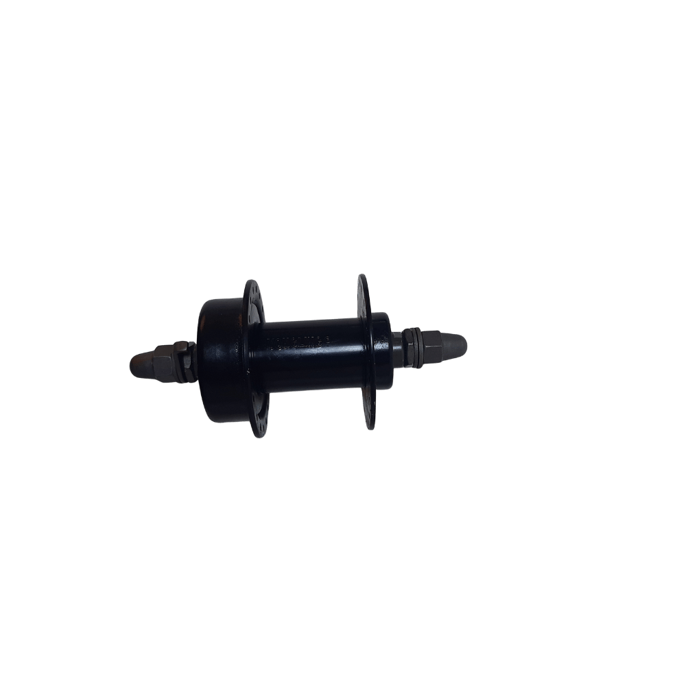 Butuc fata, otel, disc, 14G, 36H, 100 × 145 mm, ax filet 3/8 inch, negru Ultimate FactoryBikes