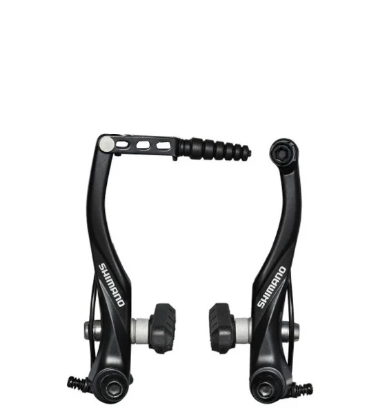 Frana fata V-Brake Shimano ABRT4000FX43ML, saboti S65T, distantier subtire, suruburi 25 mm, negru Ultimate FactoryBikes