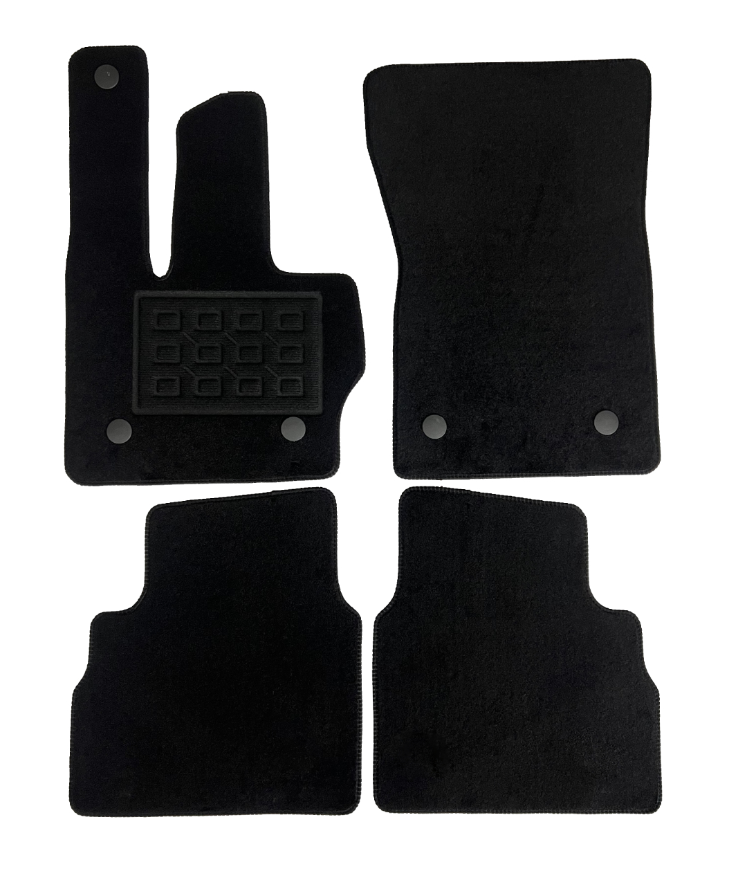 Set covorase auto mocheta Mercedes Clasa G (W464) 2018->, Negru, 4 buc. AutoDrive ProParts