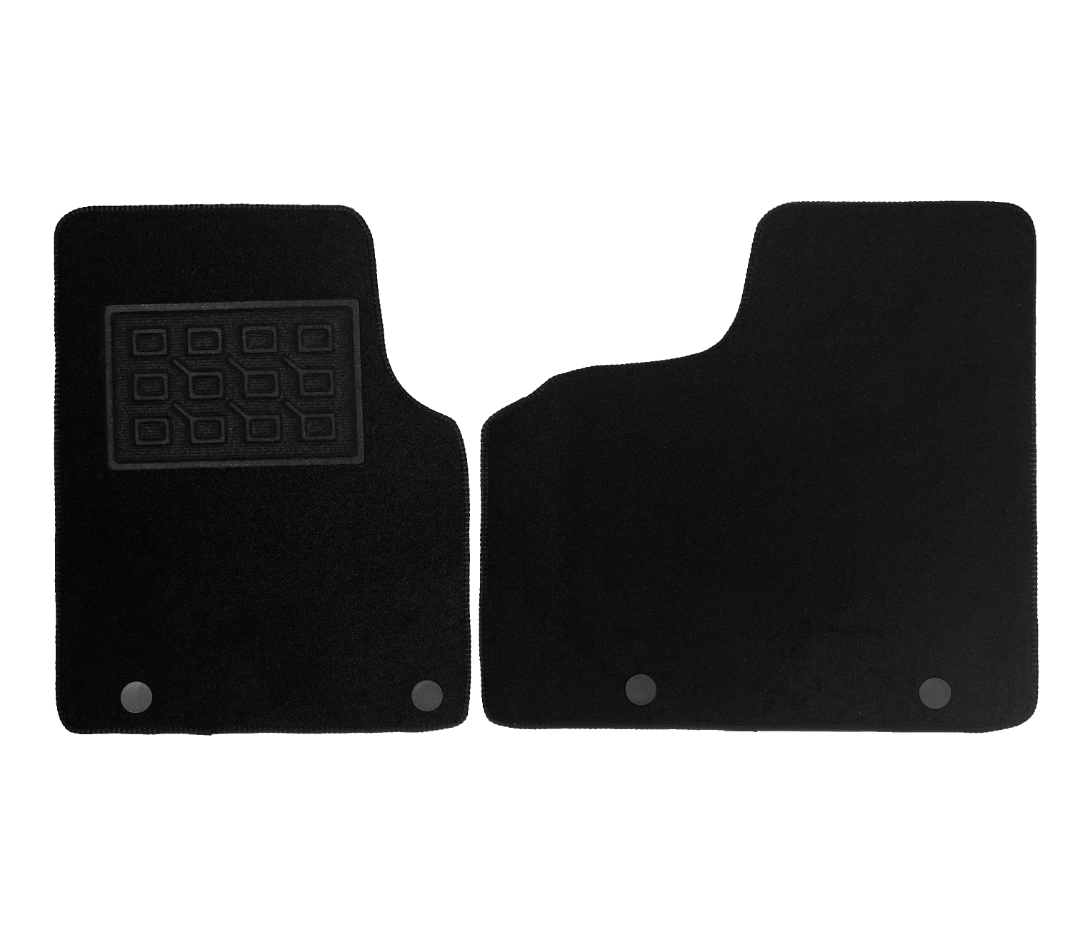 Set covorase auto mocheta Renault Trafic 2p. 2014->, Negru, 2 buc. AutoDrive ProParts