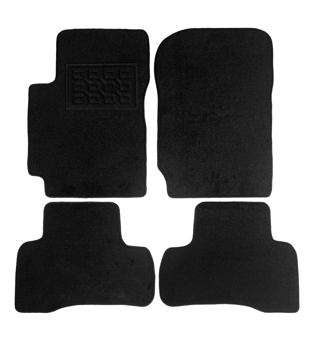 Set covorase auto mocheta Suzuki Grand Vitara 2 3 locuri 2005->2014, Negru, 4 buc. AutoDrive ProParts