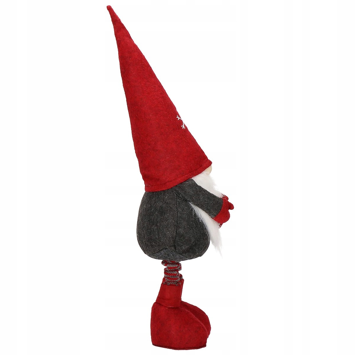 Figurina Craciun, Gnom, picioare telescopice, inaltime extensibila 50-70cm Household NewTrend