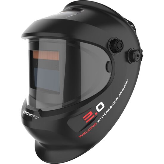 Masca de sudura cu autoreglare a intensitatii luminoase, DIN 9-13, 92.5x42.5 cm, negru, Strend Pro GartenVIP DiyLine