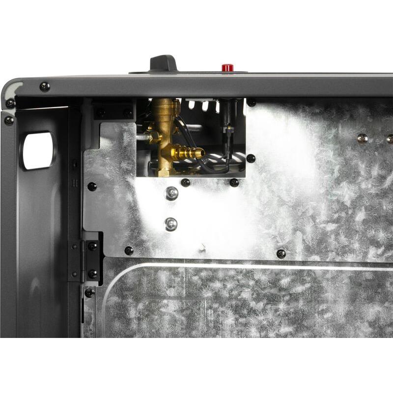 Incalzitor pe gaz, 2 in 1, ventilator electric, aprindere piezoelectrica, cu roti, furtun, regulator, 1.5-4.2 kW, 110-305 g/h, Strend Pro GartenVIP DiyLine