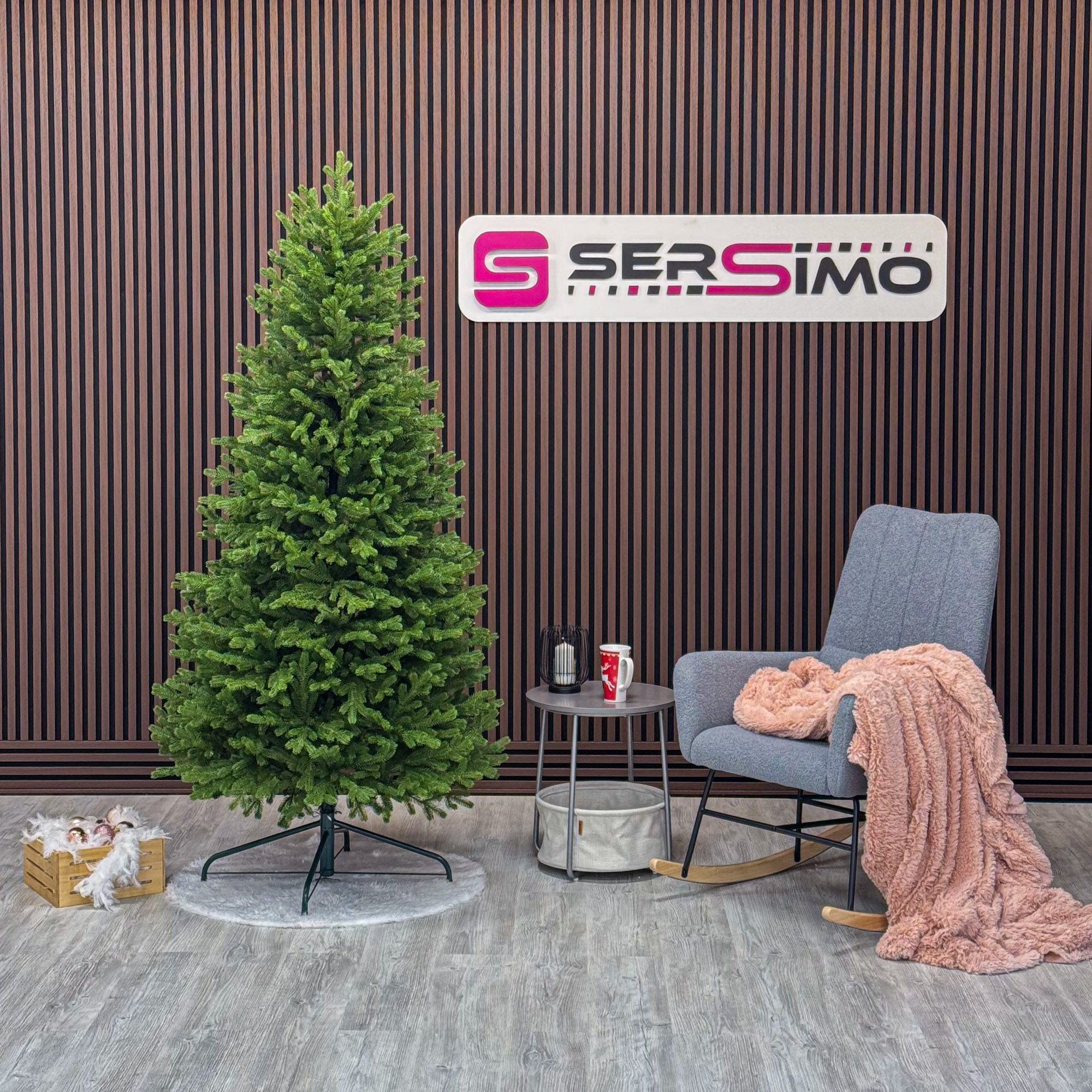Brad artificial Sersimo, Alindra Elite, verde, integral 3D, 210 cm Household NewTrend