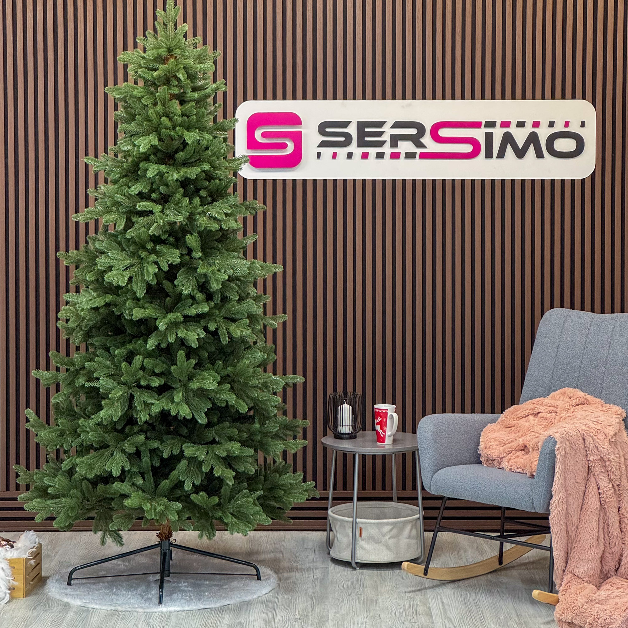 Brad artificial Sersimo, Sofie Elite, verde, integral 3D, 230 cm Household NewTrend