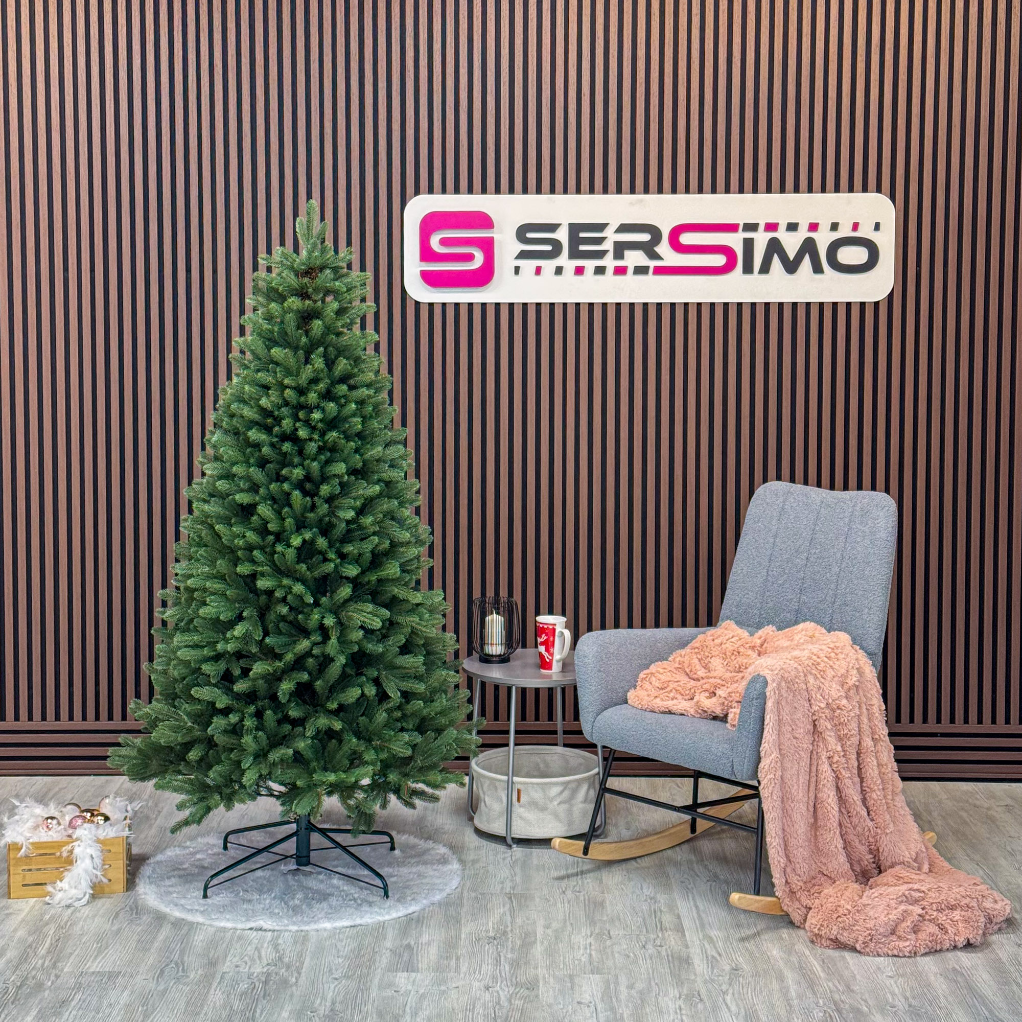 Brad artificial Sersimo, Viorisse Elite, verde, integral 3D, 190 cm Household NewTrend