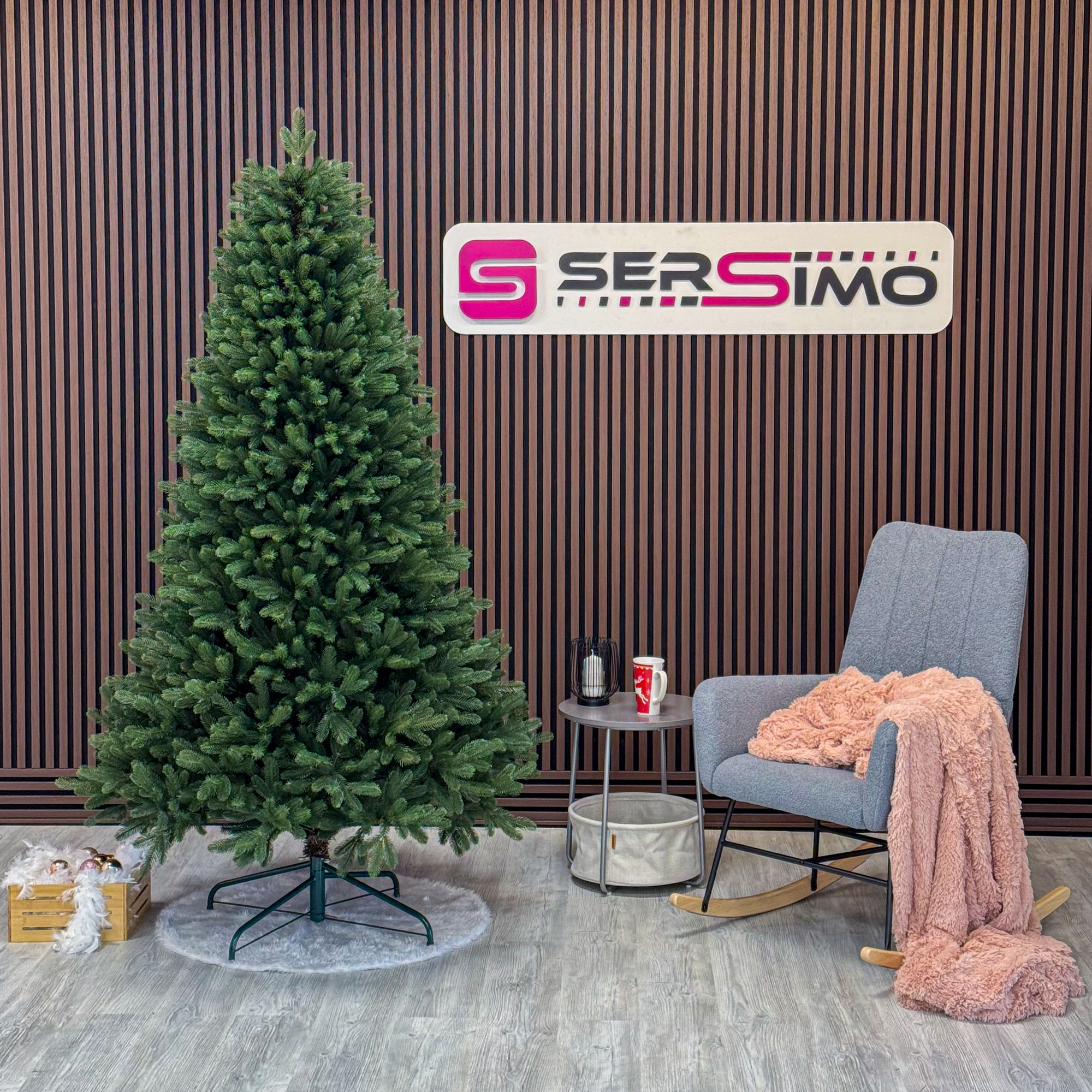 Brad artificial Sersimo, Viorisse Elite, verde, integral 3D, 220 cm Household NewTrend