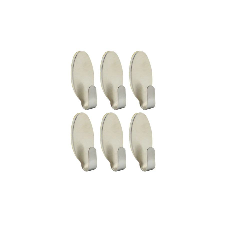 Cârlige adezive din oțel inoxidabil – set de 6 bucăți Handy KitchenServ