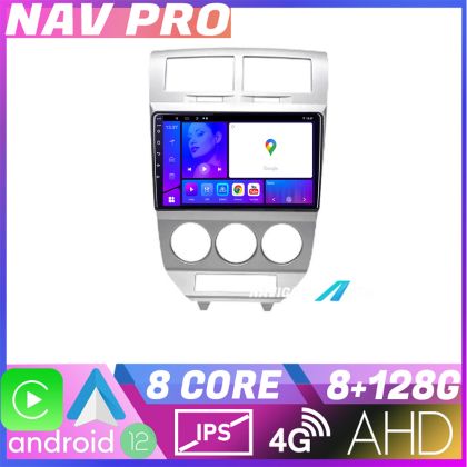 Navigatie Dodge Caliber 2006 2010 KIT caliber 06 EDOTEC-LITE Android Ecran 720P Octa Core 8 128 Carplay CarStore Technology