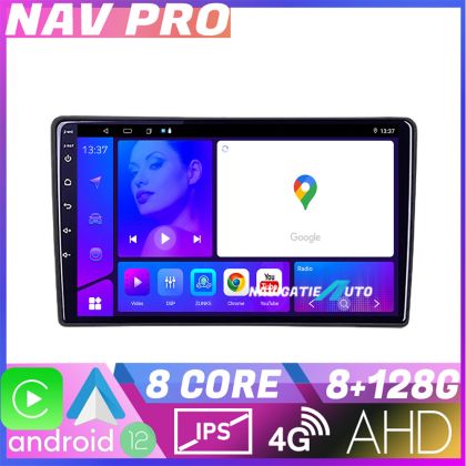 Navigatie Fiat Tipo 2015 2021 KIT TIPO EDOTEC-LITE Android Ecran 720P Octa Core 8 128 Carplay CarStore Technology