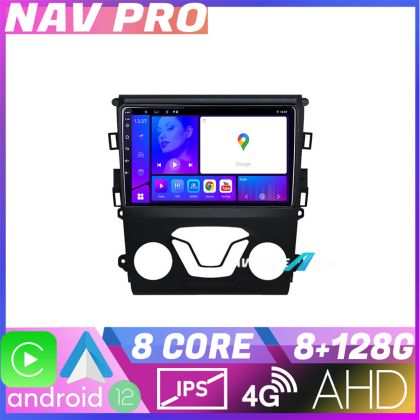 Navigatie Ford Mondeo 2013 2020 KIT 377 EDOTEC-LITE Android Ecran 720P Octa Core 8 128 Carplay CarStore Technology