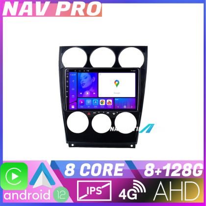 Navigatie Mazda 6 2004 2008 KIT 944 EDOTEC-LITE Android Ecran 720P Octa Core 8 128 Carplay CarStore Technology