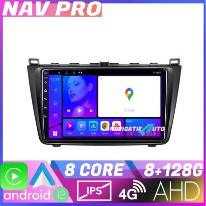 Navigatie Mazda 6 KIT 012 EDOTEC-LITE Android Ecran 720P Octa Core 8 128 Carplay CarStore Technology