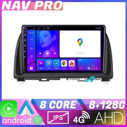 Navigatie Mazda CX 5 2012 2016 KIT 212 EDOTEC-LITE Android Ecran 720P Octa Core 8 128 Carplay CarStore Technology