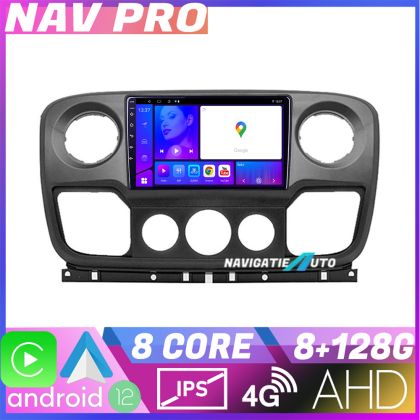 Navigatie Opel Movano  Renault Master 2010 2021 EDOTEC-LITE Android Ecran 720P Octa Core 8 128 Carplay CarStore Technology