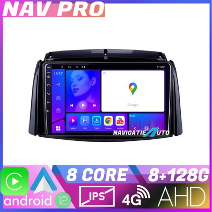 Navigatie Renault Koleos 2009 2016 KIT KOLEOS EDOTEC-LITE Android Ecran 720P Octa Core 8 128 Carplay CarStore Technology