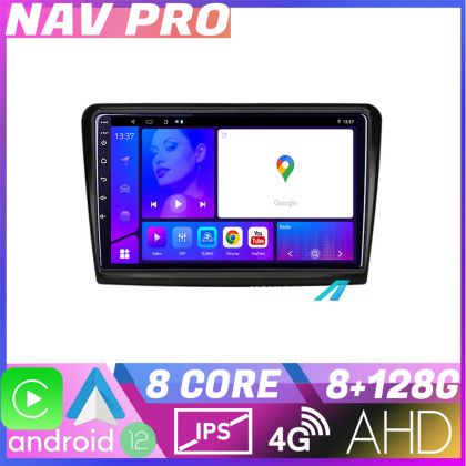 Navigatie Skoda Superb 2 KIT SUPERB2 EDOTEC-LITE Android Ecran 720P Octa Core 8 128 Carplay CarStore Technology