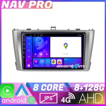 Navigatie Toyota Avensis 2009 2015 KIT TY12 EDOTEC-LITE Android Ecran 720P Octa Core 8 128 Carplay CarStore Technology
