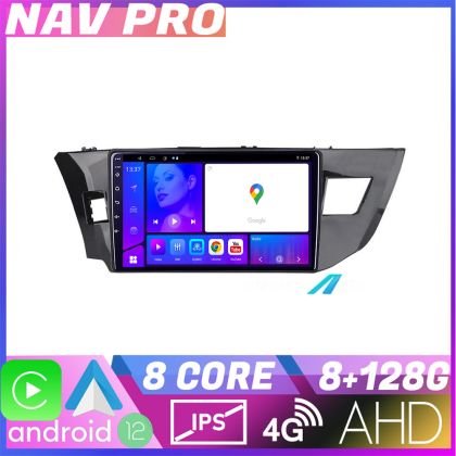 Navigatie Toyota Corolla 2013 2017 KIT 470 EDOTEC-LITE Android Ecran 720P Octa Core 8 128 Carplay CarStore Technology