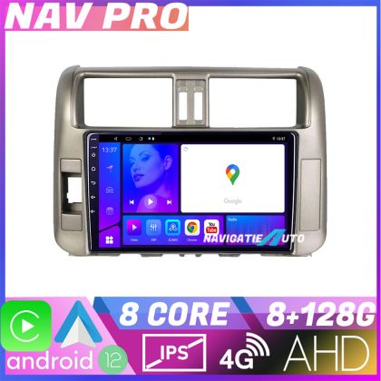 Navigatie Toyota Prado 2010 2013 KIT 347 EDOTEC-LITE Android Ecran 720P Octa Core 8 128 Carplay CarStore Technology