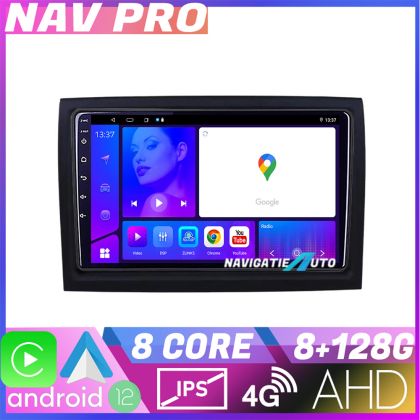 Navigatie Fiat ducato 2006 KIT DUCATO EDOTEC-LITE Android Ecran 720P Octa Core 8 128 Carplay v2 CarStore Technology
