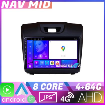 Navigatie Isuzu D Max Octa Core KIT 2234 EDOTEC-LITE Android Ecran 720P Octa Core 4 64 Carplay CarStore Technology