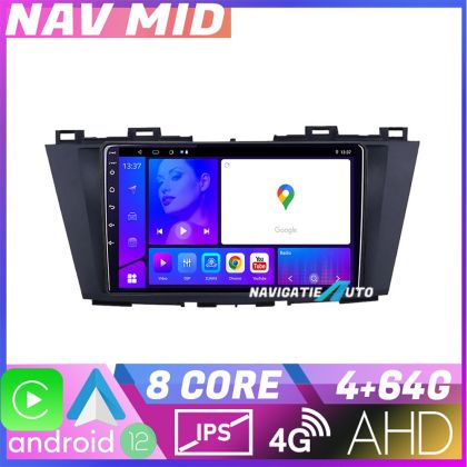 Navigatie Mazda 5 2010 2017 KIT 117 EDOTEC-LITE Android Ecran 720P Octa Core 4 64 Carplay CarStore Technology