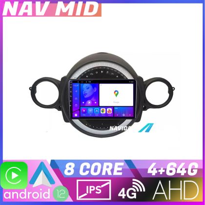 Navigatie Mini 2007 2011 EDOTEC-LITE Android Ecran 720P Octa Core 4 64 Carplay CarStore Technology