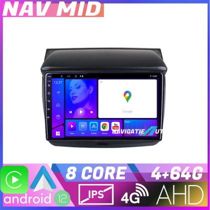 Navigatie Mitsubishi L200 2006 2014 KIT 094 EDOTEC-LITE Android Ecran 720P Octa Core 4 64 Carplay CarStore Technology
