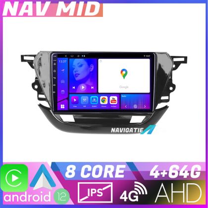 Navigatie Opel Corsa F 2019 EDOTEC-LITE Android Ecran 720P Octa Core 4 64 Carplay CarStore Technology