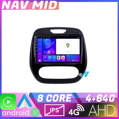 Navigatie Renault Captur KIT CAPTUR EDOTEC-LITE Android Ecran 720P Octa Core 4 64 Carplay CarStore Technology