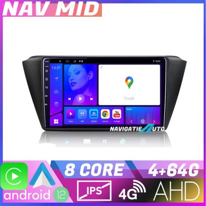 Navigatie Skoda Fabia 2015 KIT 541 EDOTEC-LITE Android Ecran 720P Octa Core 4 64 Carplay CarStore Technology