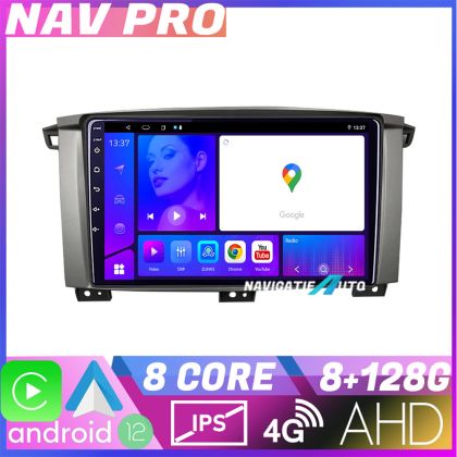 Navigatie Toyota Land Cruiser L100 2002 2006 EDOTEC-LITE Android Ecran 720P Octa Core 8 128 Carplay CarStore Technology