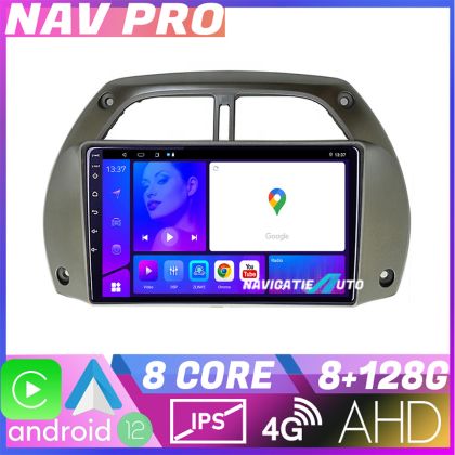 Navigatie Toyota Rav 4 2000 2004 EDOTEC-LITE Android Ecran 720P Octa Core 8 128 Carplay CarStore Technology