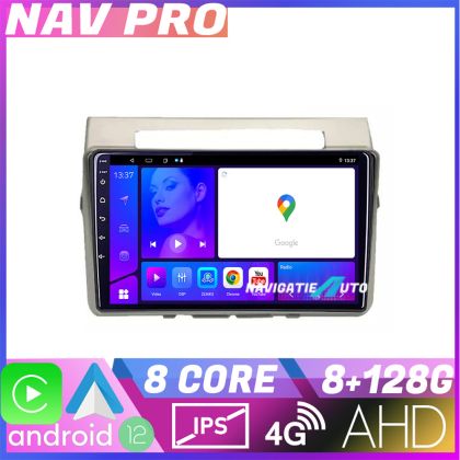 Navigatie Toyota Verso intre anii 2004 2009 EDOTEC-LITE Android Ecran 720P Octa Core 8 128 Carplay CarStore Technology