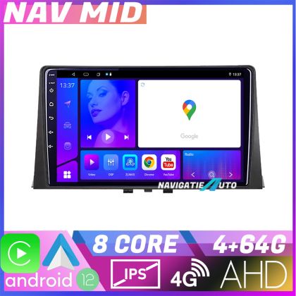 Navigatie Citroen Berlingo 2019 2021 KIT berlingo18 EDOTEC-LITE Android Ecran 720P Octa Core 4 64 Carplay v3 CarStore Technology