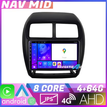 Navigatie Mitsubishi ASX 2017 2021 model facelift EDOTEC-LITE Android Ecran 720P Octa Core 4 64 Carplay v1 CarStore Technology