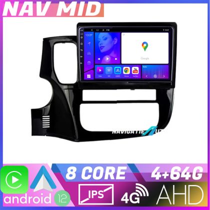 Navigatie Mitsubishi Outlander 2014 KIT 1230 EDOTEC-LITE Android Ecran 720P Octa Core 4 64 Carplay CarStore Technology